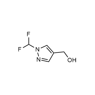 (1-(二氟甲基)-1H-吡唑-4-基)甲醇结构式