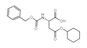 ZL-天冬氨酸β-环己酯结构式