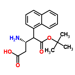 Boc-(S)-3-Amino-4-(1-naphthyl)-butyric acid structure