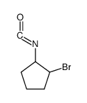 Cyclopentane, 1-bromo-2-isocyanato- (9CI) picture