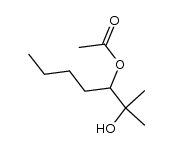3-acetoxy-2-methyl-heptan-2-ol Structure
