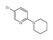 5-溴-2-(哌啶-1-)吡啶结构式