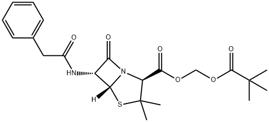 Pivaloyloxymethyl6-(phenylacetamido)penicillanate picture