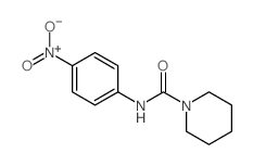 1-Piperidinecarboxamide,N-(4-nitrophenyl)- structure