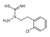 1-amino-1-[2-(2-chlorophenyl)ethyl]thiourea Structure
