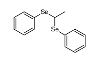 1-phenylselanylethylselanylbenzene Structure