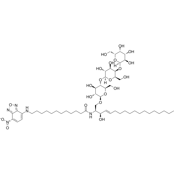 C12 NBD Globotriaosylceramide结构式