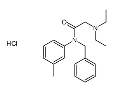 [2-(N-benzyl-3-methylanilino)-2-oxoethyl]-diethylazanium,chloride Structure