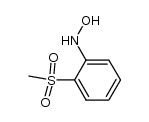 N-(2-methanesulfonyl-phenyl)-hydroxylamine结构式