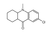 7-chloro-10-methyl-1,2,3,4,4a,9a-hexahydroacridin-9-one结构式