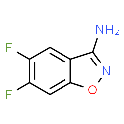 1,2-Benzisoxazol-3-amine,5,6-difluoro-(9CI) Structure