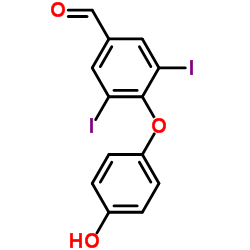 4-(4-hydroxyphenoxy)-3,5-diiodobenzaldehyde picture