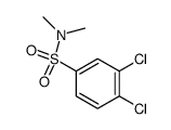 3,4-dichloro-N,N-dimethylbenzenesulfonamide structure