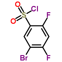 5-Bromo-2,4-difluorobenzenesulfonylchloride Structure