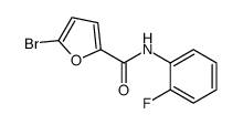 5-bromo-N-(2-fluorophenyl)-2-furamide Structure