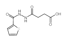 4-OXO-4-[2-(THIEN-2-YLCARBONYL)HYDRAZINO]BUTANOIC ACID structure