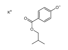 potassium isobutyl 4-oxidobenzoate Structure