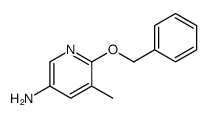 6-(benzyloxy)-5-Methylpyridin-3-amine结构式