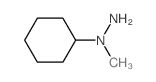 1-cyclohexyl-1-methyl-hydrazine结构式