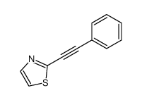 2-(2-phenylethynyl)thiazole结构式