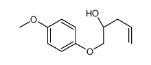 (2R)-1-(4-methoxyphenoxy)pent-4-en-2-ol结构式