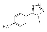 4-(1-甲基-1H-四唑-5-基)苯胺结构式
