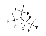 1-chloro-1,1-difluoro-N,N,1-tris(trifluoromethyl)phosphoranamine Structure