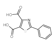 2-phenyl-1,3-thiazole-4,5-dicarboxylic acid Structure