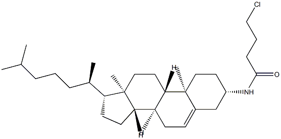 4-Chloro-N-(cholest-5-en-3β-yl)butyramide Structure