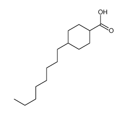 4-octylcyclohexane-1-carboxylic acid结构式