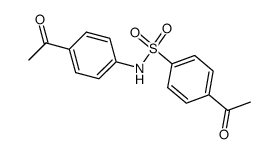 4-Acetyl-benzol-sulfonsaeure-<4-acetyl-anilid> Structure