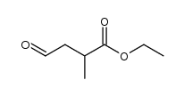 2-methyl-4-oxobutyric acid ethyl ester结构式