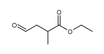 2-methyl-4-oxobutyric acid ethyl ester Structure