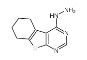 4-肼-5,6,7,8-四氢[1]苯并噻唑[2,3-D]嘧啶结构式