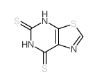 Thiazolo[5,4-d]pyrimidine-5,7(4H,6H)-dithione结构式
