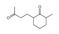 2-Methyl-6-(3-oxobutyl)cyclohexanone结构式