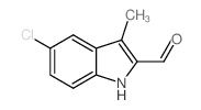 5-Chloro-3-methyl-1H-indole-2-carbaldehyde Structure