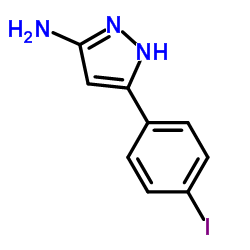 5-(4-Iodophenyl)-1H-pyrazol-3-amine Structure