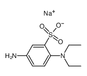 sodium salt of 3-sulpho-4-diethylaminoaniline Structure