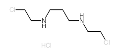 1,3-Propanediamine, N,N-bis (2-chloroethyl)-, dihydrochloride Structure