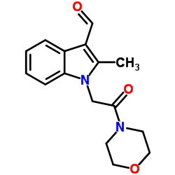 2-Methyl-1-[2-(4-morpholinyl)-2-oxoethyl]-1H-indole-3-carbaldehyde Structure