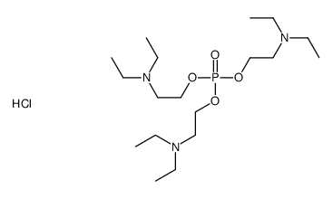 tris[2-(diethylamino)ethyl] phosphate,hydrochloride结构式