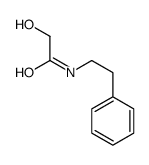 2-hydroxy-N-(2-phenylethyl)acetamide结构式