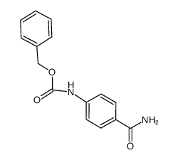 4-(benzyloxycarbonylamino)benzamide Structure