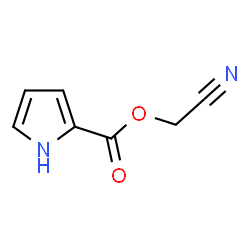 1H-Pyrrole-2-carboxylicacid,cyanomethylester(9CI) structure