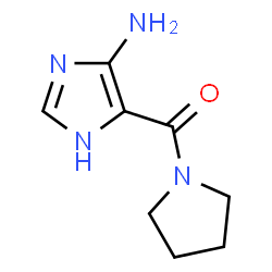 Pyrrolidine,1-[(5-amino-1H-imidazol-4-yl)carbonyl]- (9CI)结构式