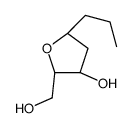 2-Furanmethanol, tetrahydro-3-hydroxy-5-propyl-, (2R,3S,5S)- (9CI) Structure