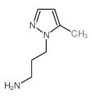 3-(5-METHYL-PYRAZOL-1-YL)-PROPYLAMINE结构式