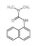 Urea,N,N-dimethyl-N'-1-naphthalenyl- Structure
