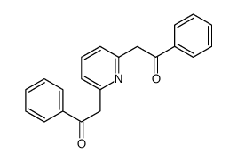 2-(6-phenacylpyridin-2-yl)-1-phenylethanone Structure